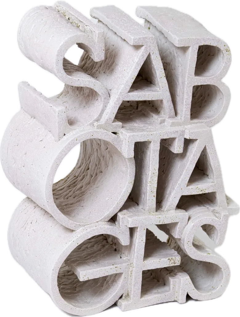 Sabotages, pieza de porcelana