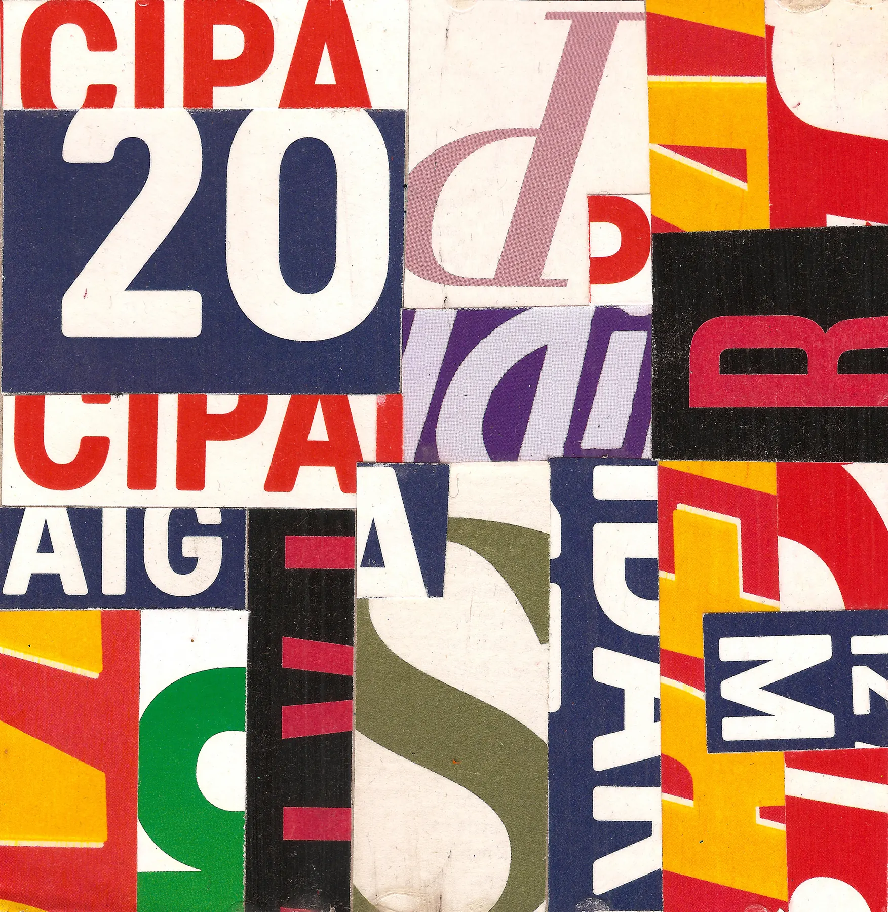Collage de letras recortadas