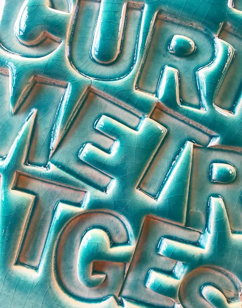 Detalle de las letras CURTMETRATGES