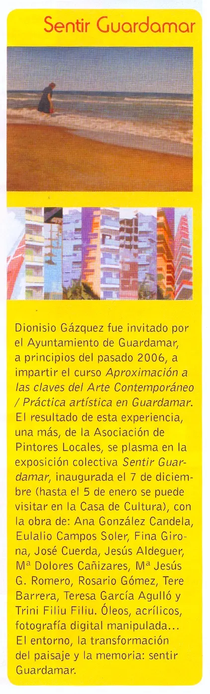 Ampliar recorte: Sentir Guardamar